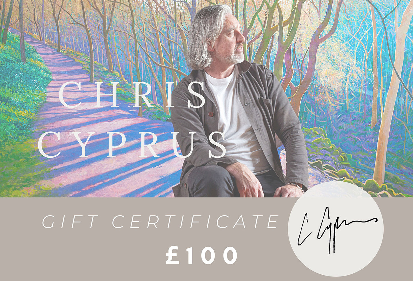 Gift Certificate ~ £25 £50 or £100 available ~ Chris Cyprus Artist