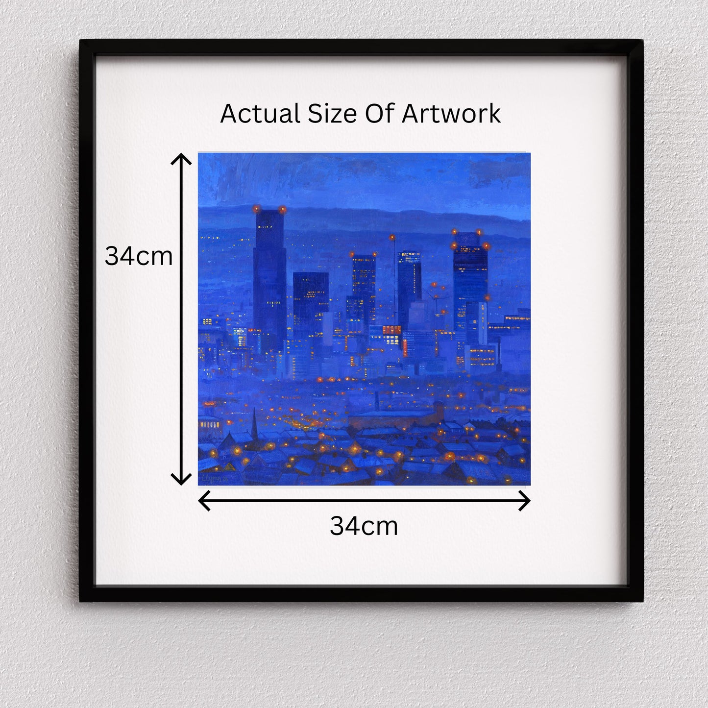 City Lights ~ Gicleé Print ~ Sustainable Paper ~ Made From 90% Bamboo Fibres