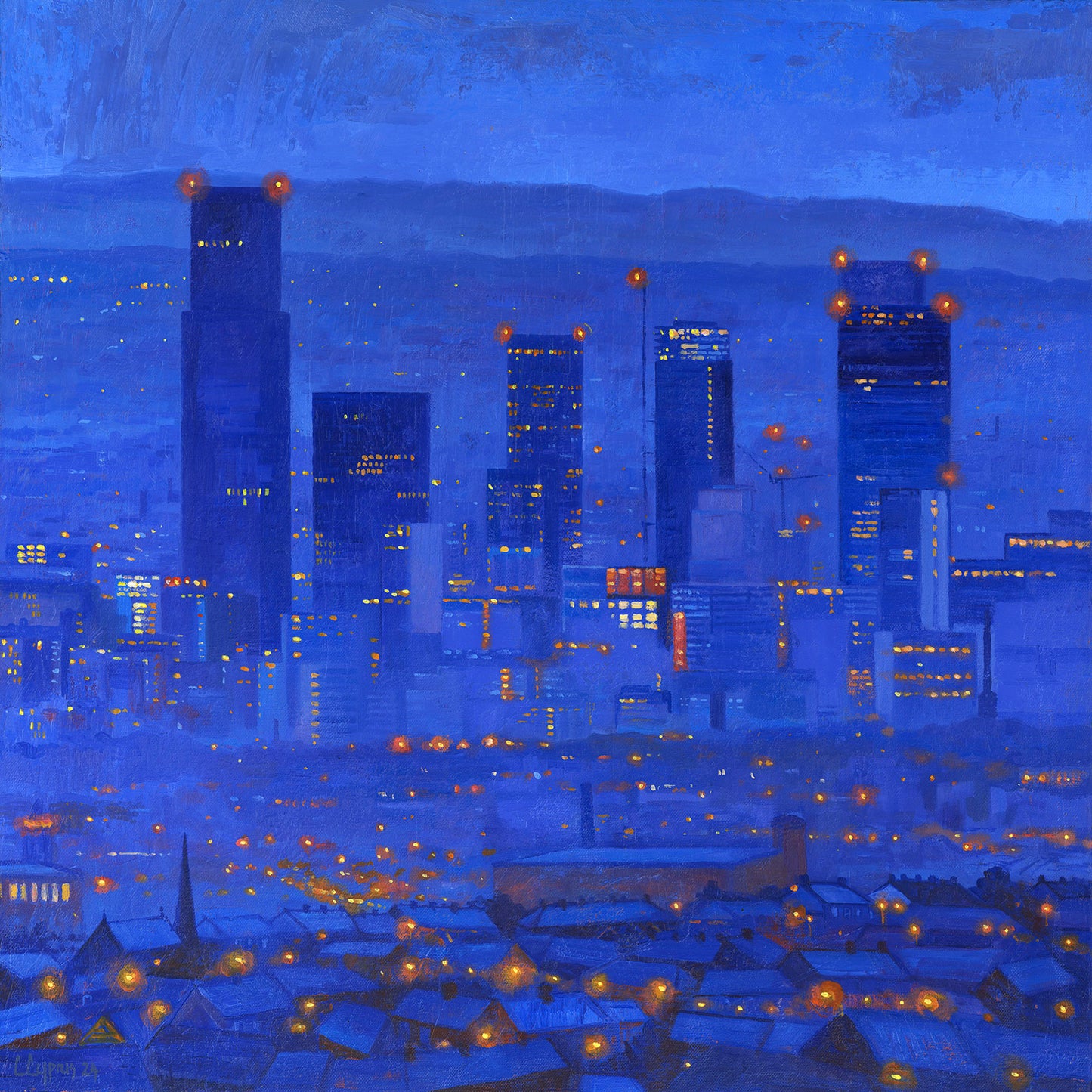 City Lights ~ Gicleé Print ~ Sustainable Paper ~ Made From 90% Bamboo Fibres