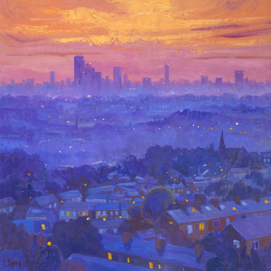 Skyline Sunset ~ Gicleé Print ~ Sustainable Paper ~ Made From 90% Bamboo Fibres